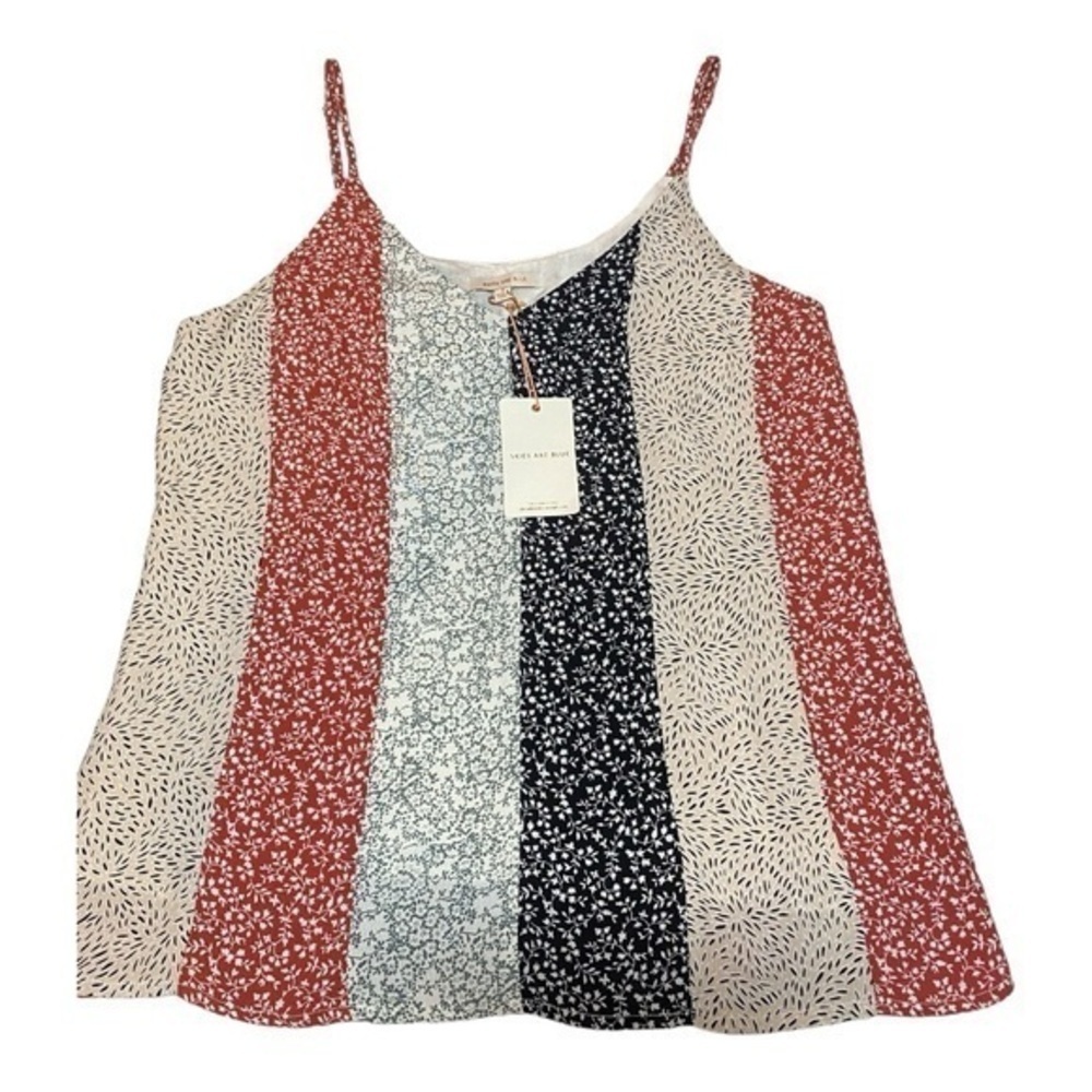 NWT Skies‎ Are Blue Multicolor Print Camisole